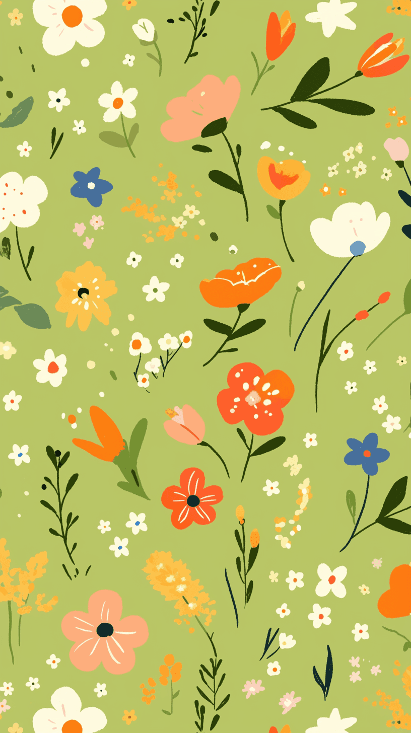 Fresh Bloom 471 original repeating artwork