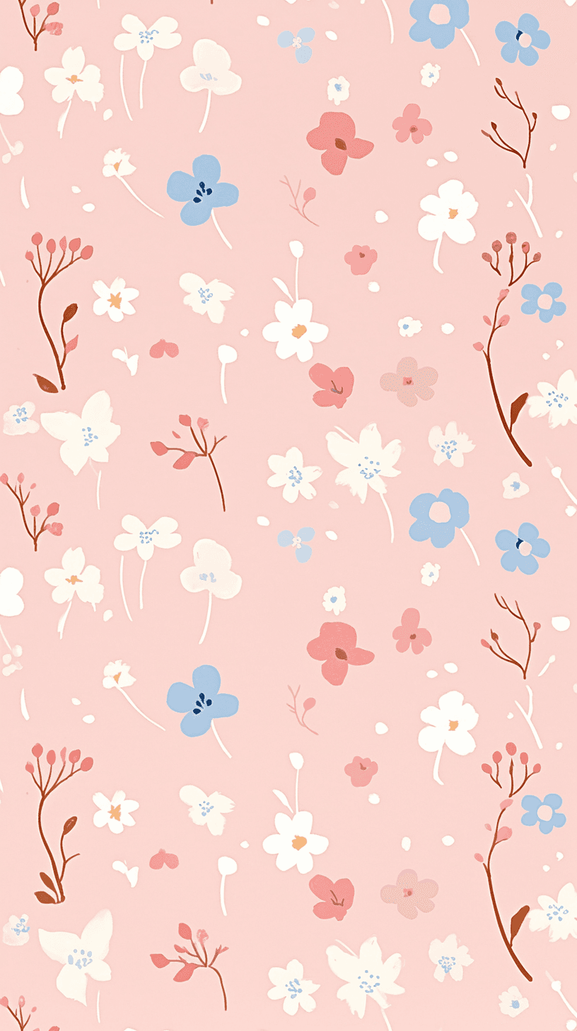Fresh Bloom Print original repeating artwork