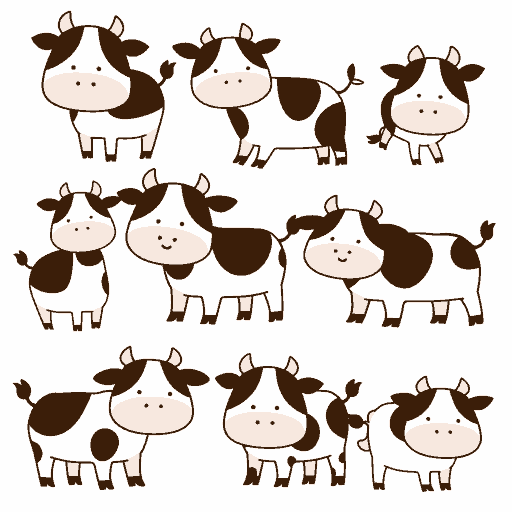 Animals 119 original repeating artwork