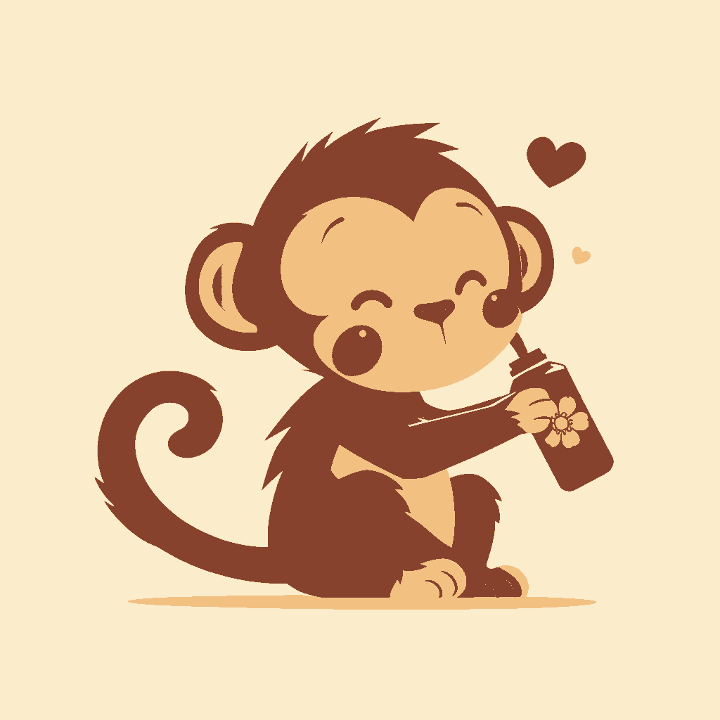 Monkey 004 original repeating artwork