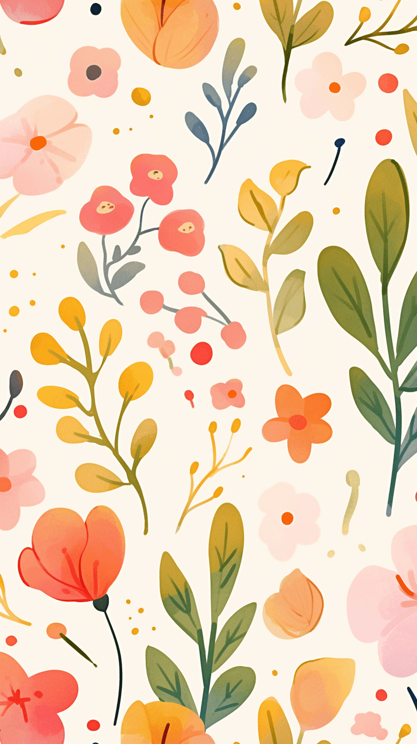 Fresh Bloom 614 original repeating artwork