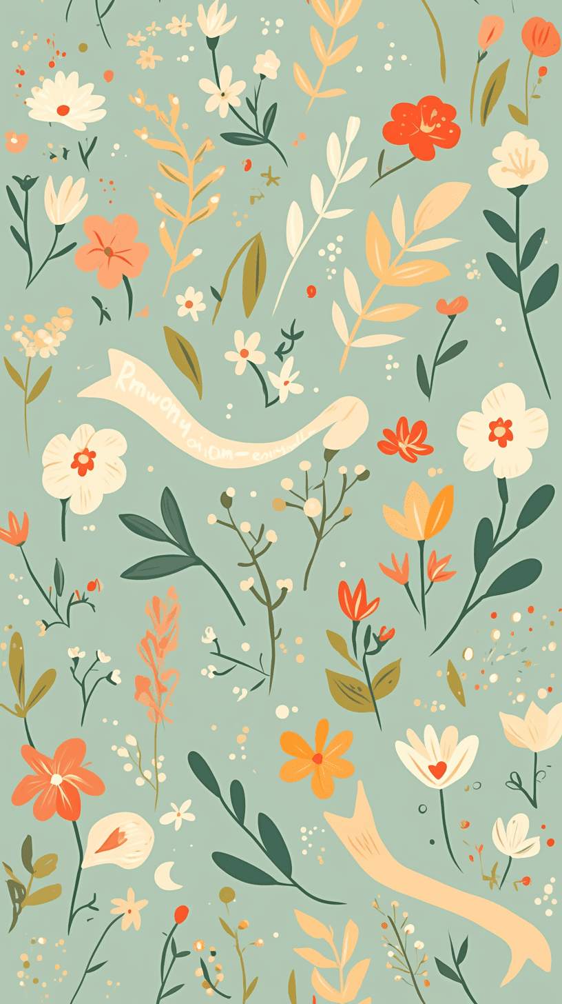 Fresh Bloom Tone original repeating artwork