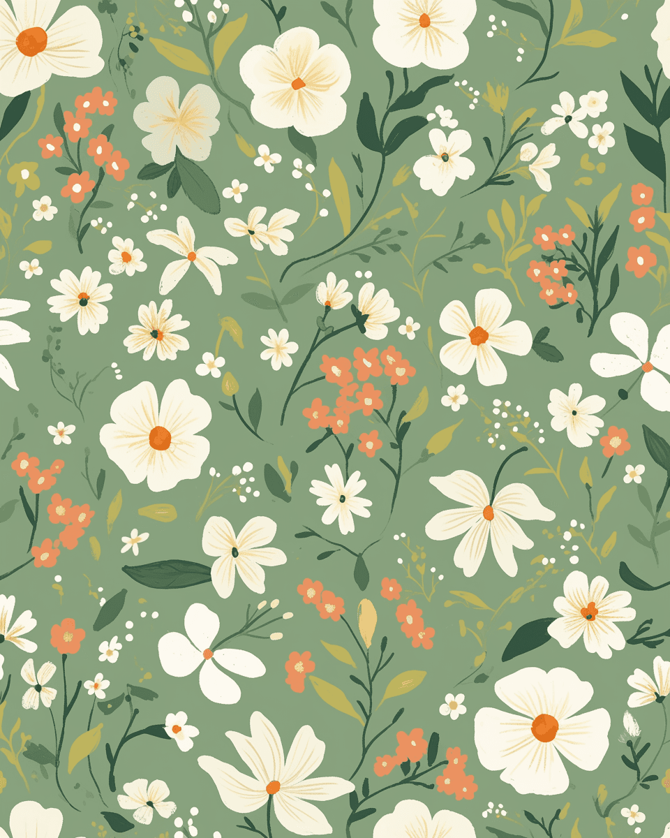Fresh Bloom 207 original repeating artwork