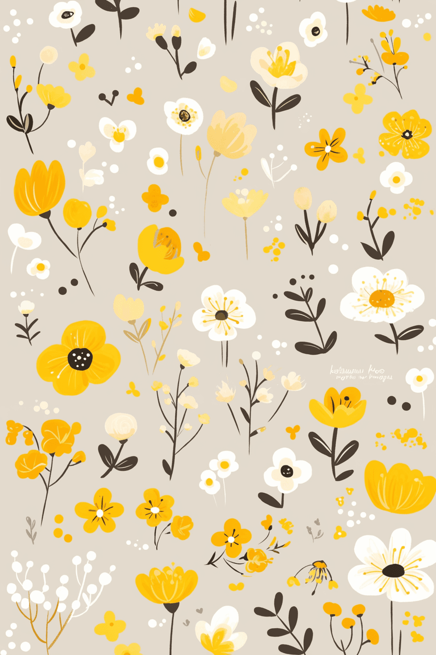 Fresh Bloom Downtown original repeating artwork