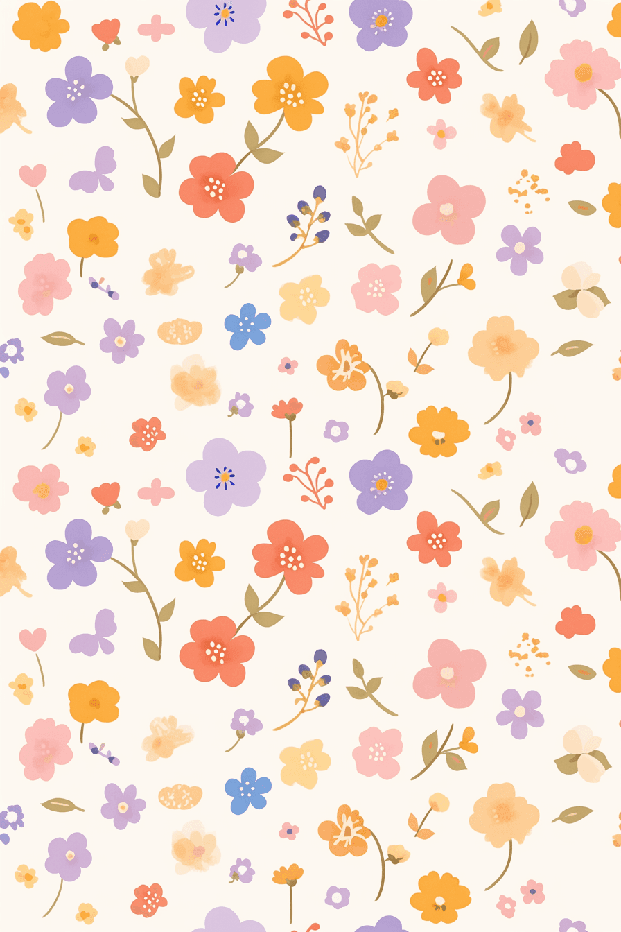 Fresh Bloom Tune original repeating artwork