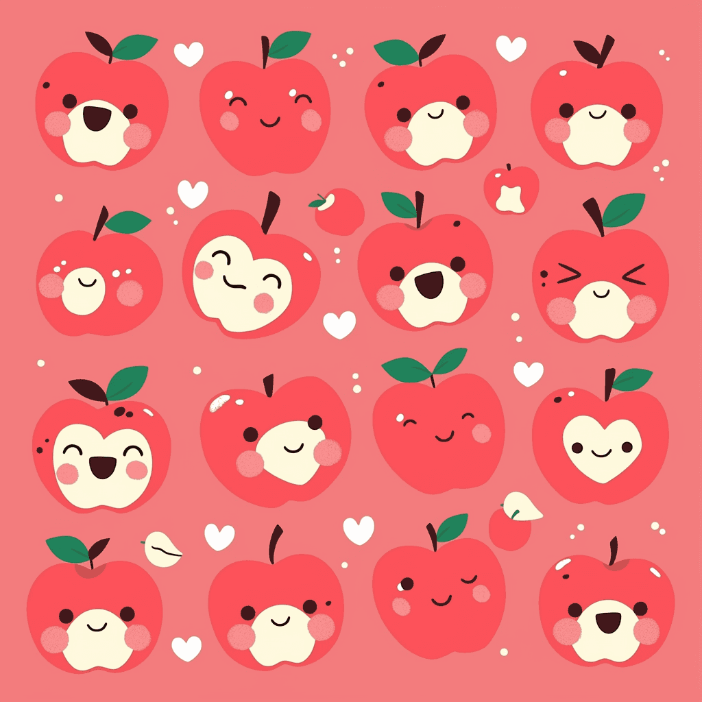 Fresh Apple original repeating artwork