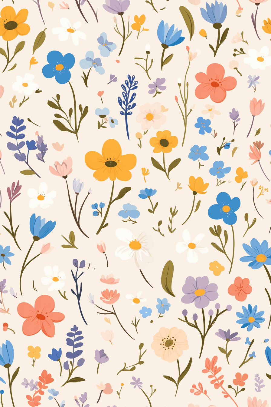 Fresh Bloom Coast original repeating artwork