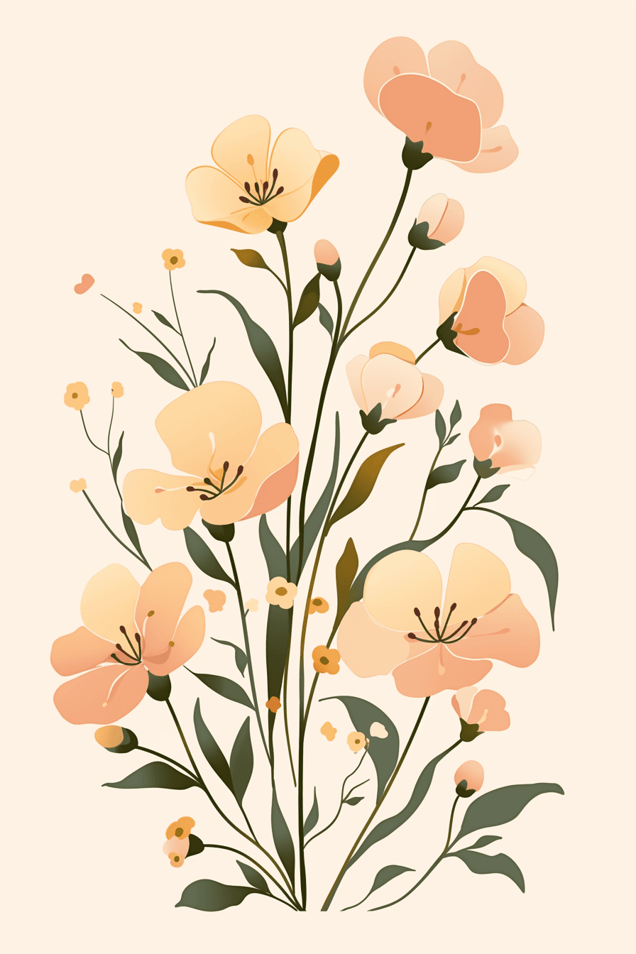 Fresh Bloom Summit original repeating artwork