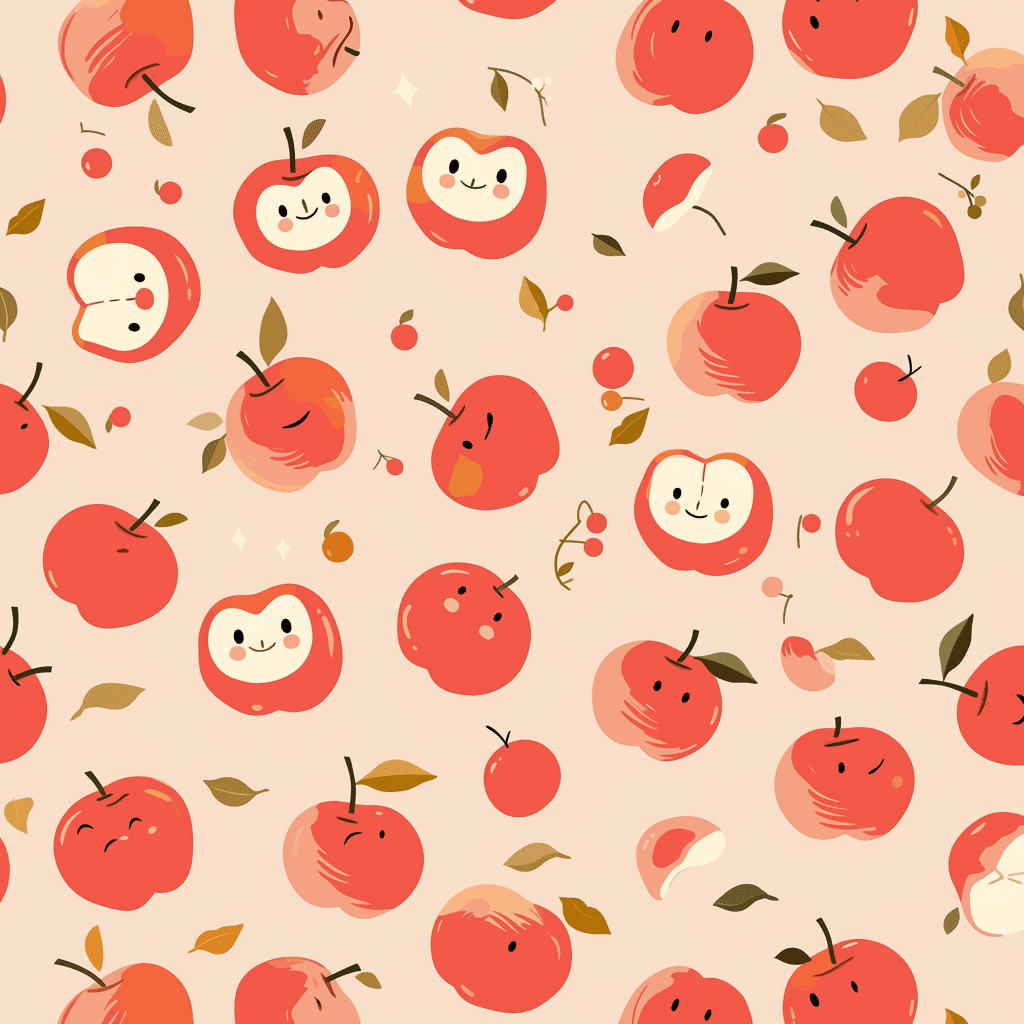 Fresh Apple Tribe original repeating artwork