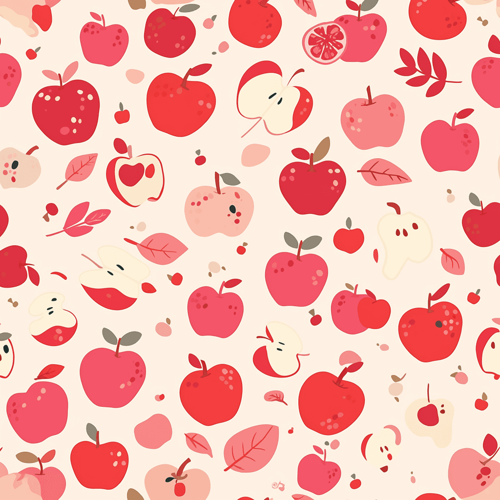 Fresh Apple Club original repeating artwork
