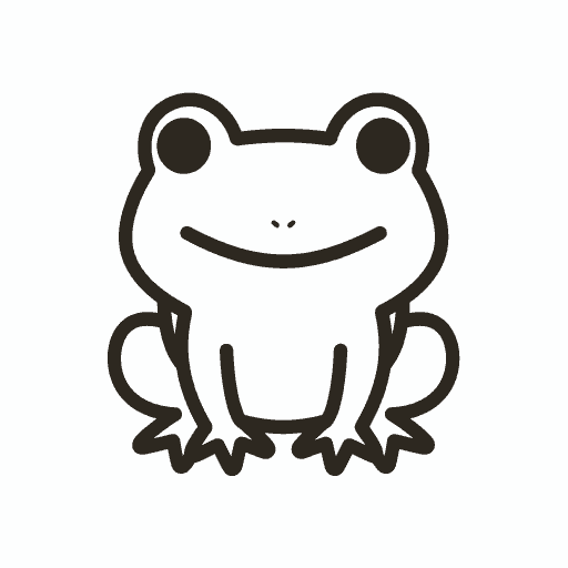Frog Picnic original repeating artwork
