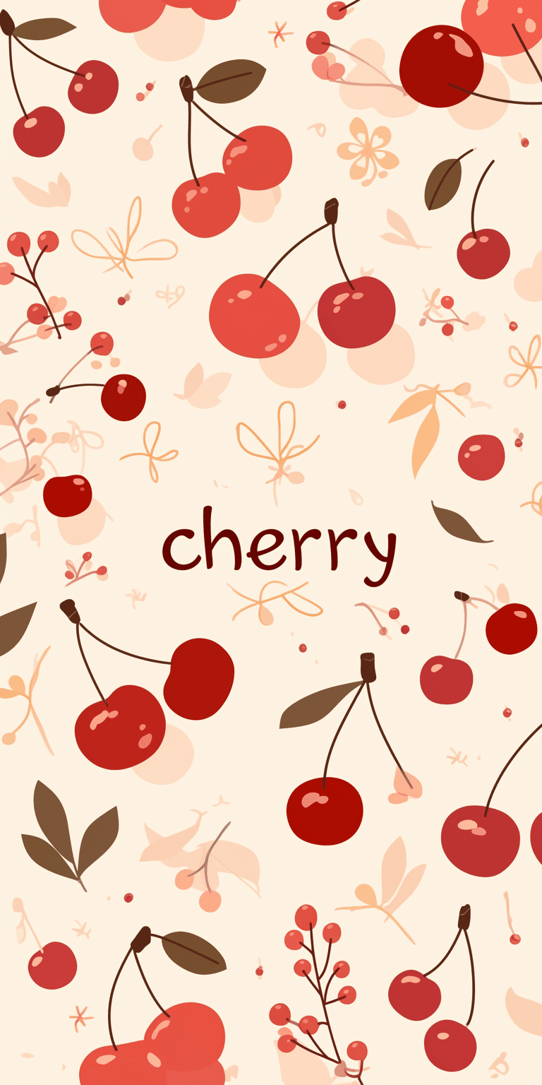 Fresh Cherry Sprint original repeating artwork