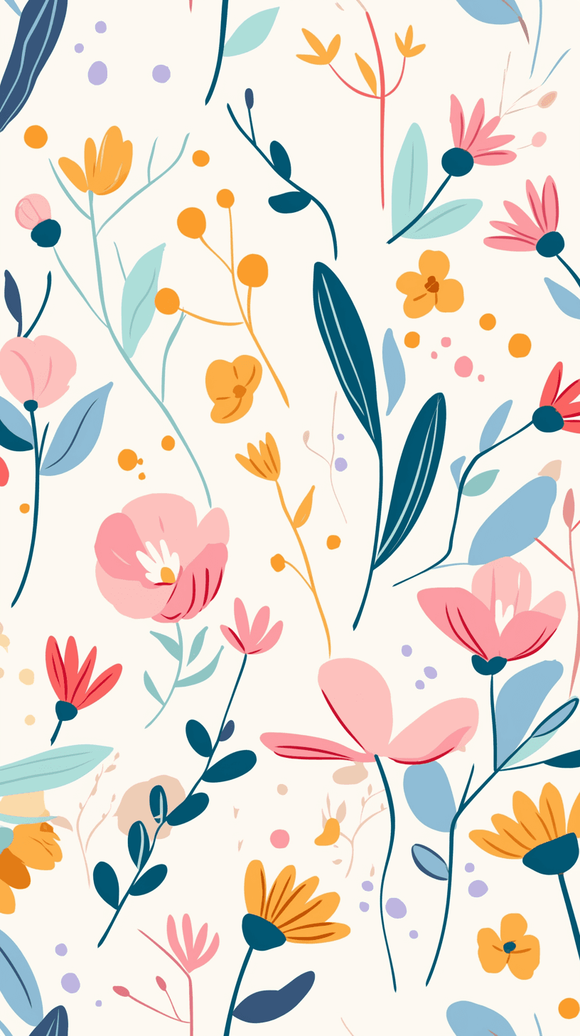 Fresh Bloom Kick original repeating artwork