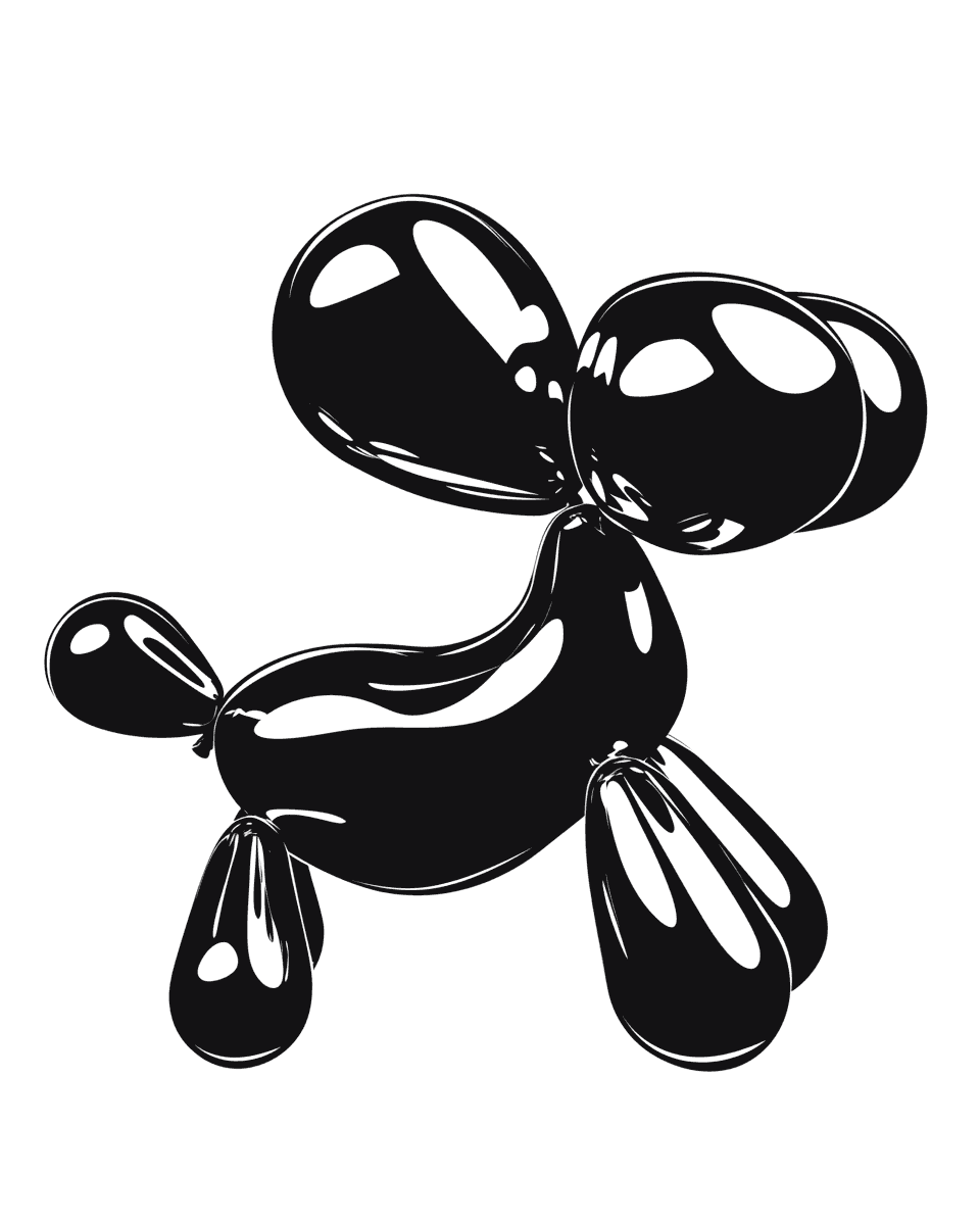 Dog Bounce original repeating artwork
