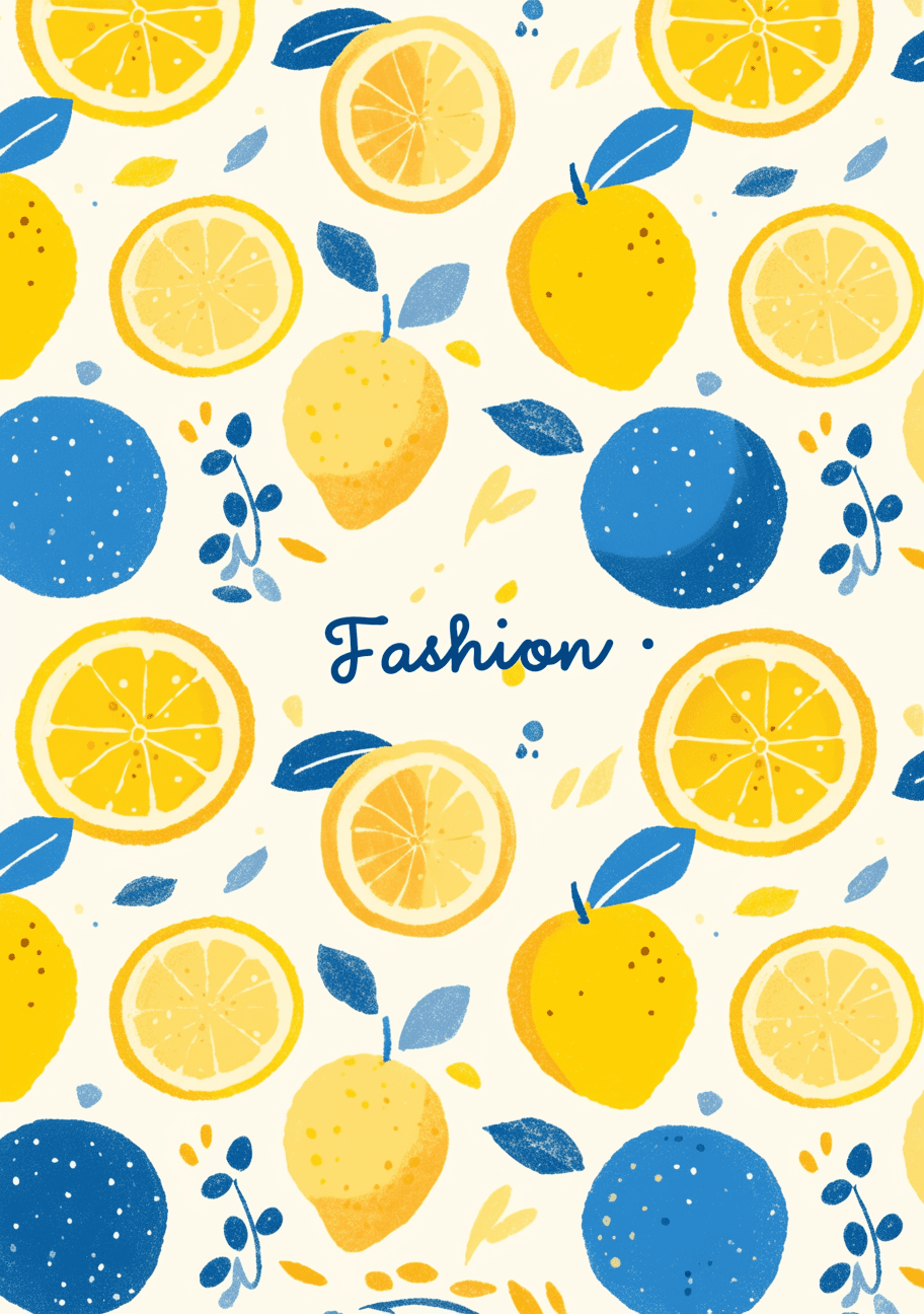 Fresh Fruit Gang original repeating artwork
