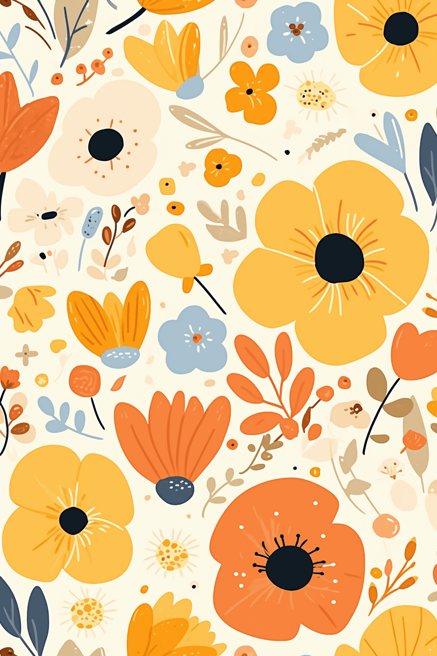 Fresh Bloom 643 original repeating artwork