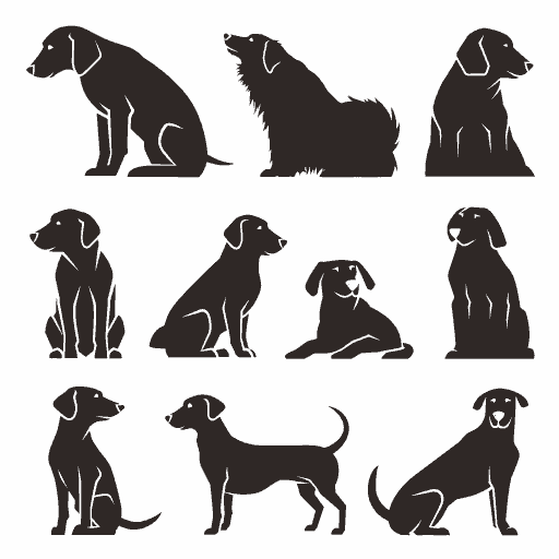 Dog Prism original repeating artwork