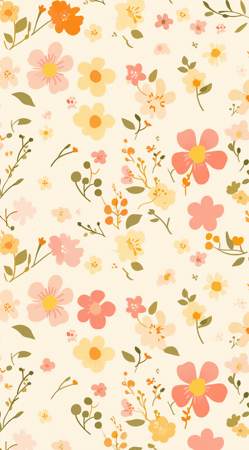 Fresh Bloom Zip original repeating artwork