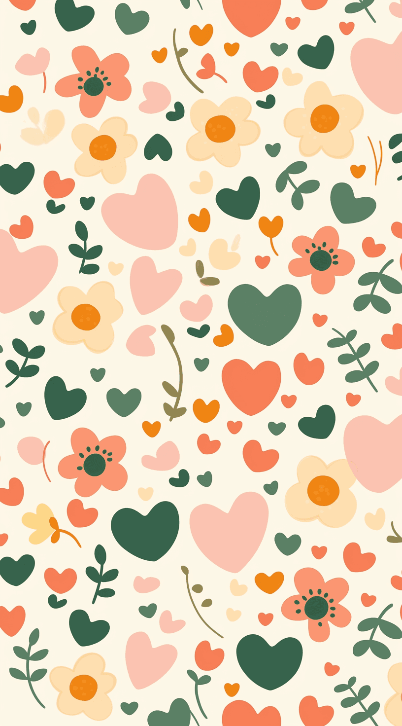 Fresh Bloom Corner original repeating artwork
