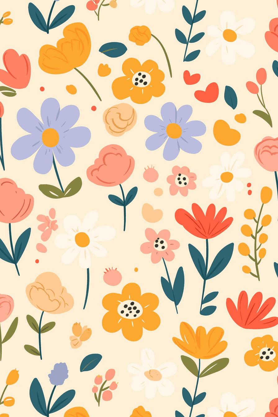 Fresh Bloom 700 original repeating artwork