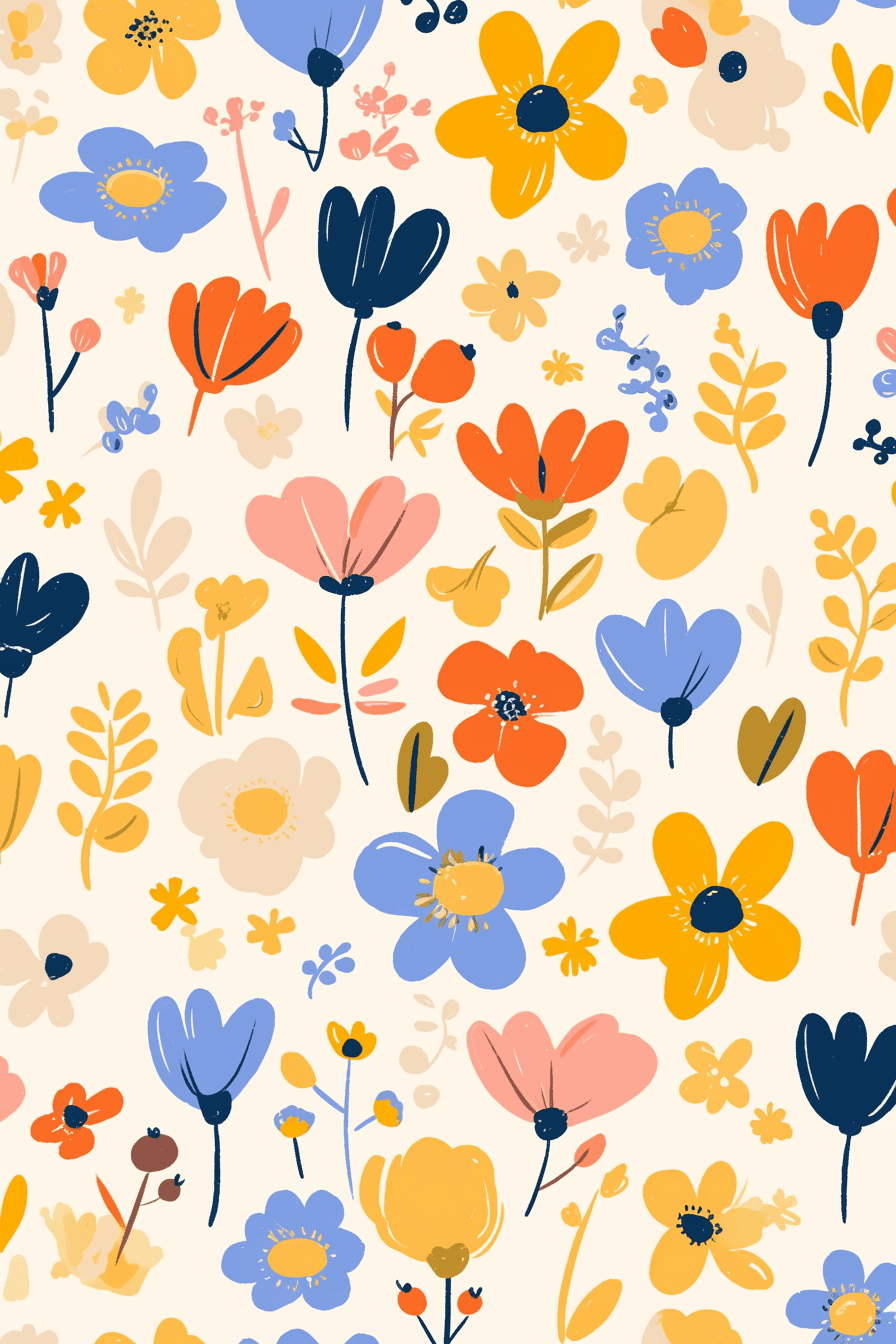 Fresh Bloom 461 original repeating artwork