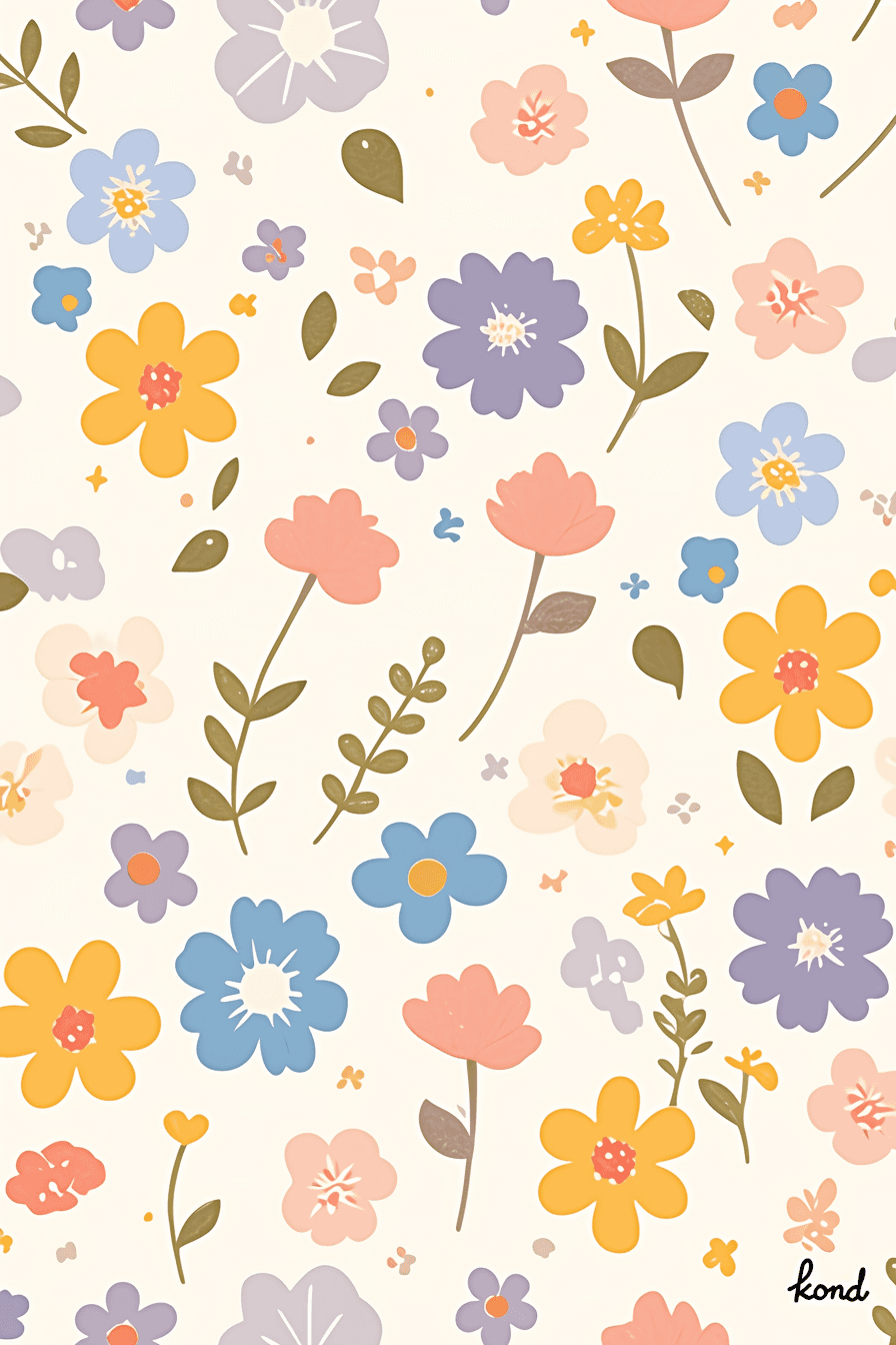 Fresh Bloom Session original repeating artwork