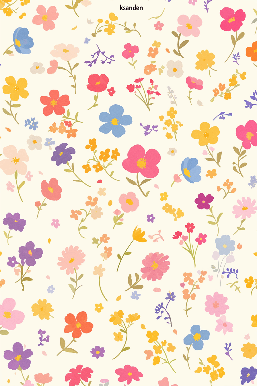 Fresh Bloom 344 original repeating artwork