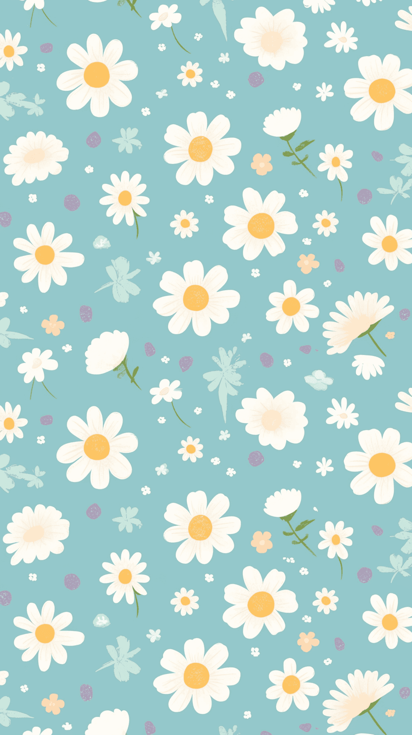 Fresh Bloom Valley original repeating artwork