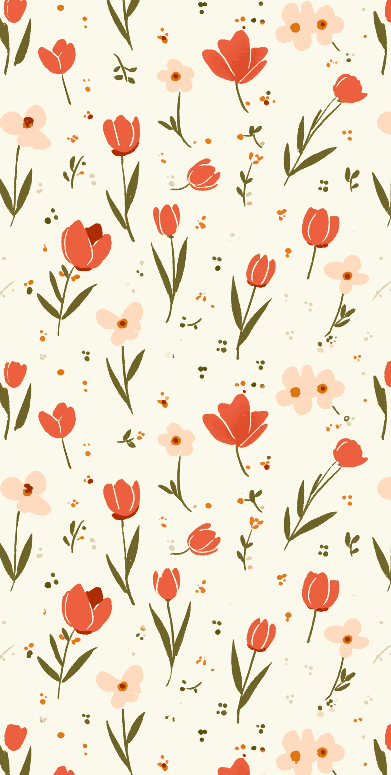 Tulip Festival original repeating artwork