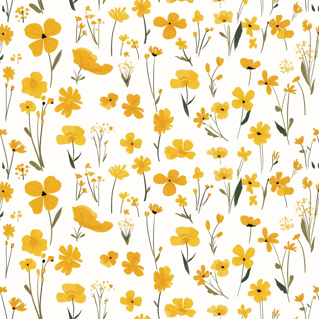 Fresh Bloom 432 original repeating artwork