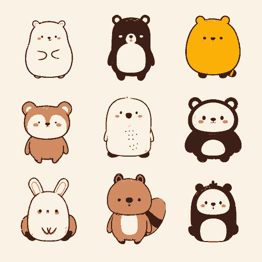 Animals 074 original repeating artwork