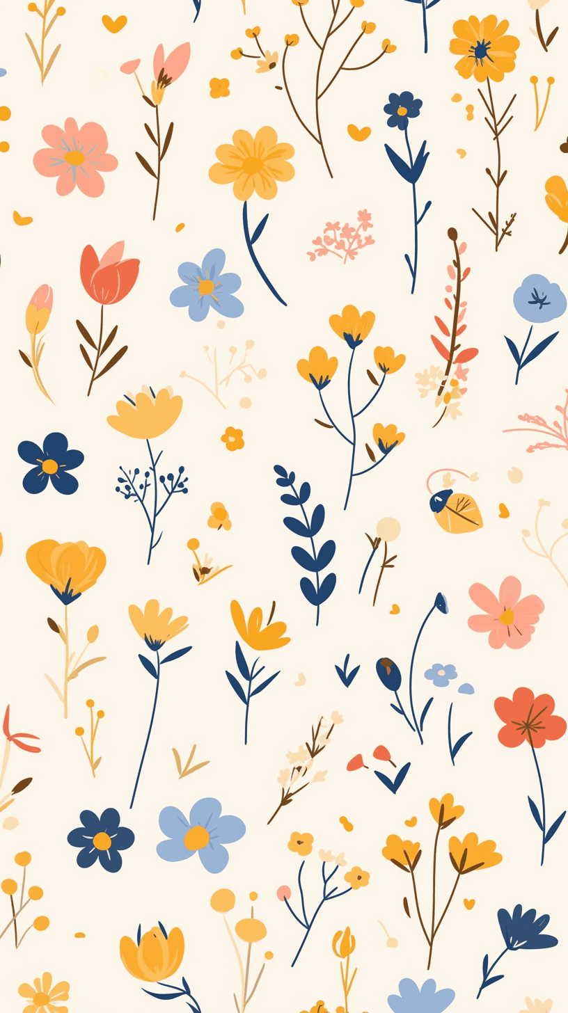 Fresh Bloom Squad original repeating artwork