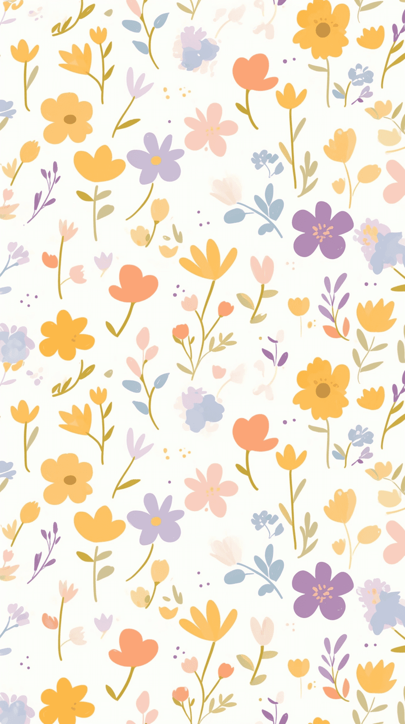 Fresh Bloom Rise original repeating artwork