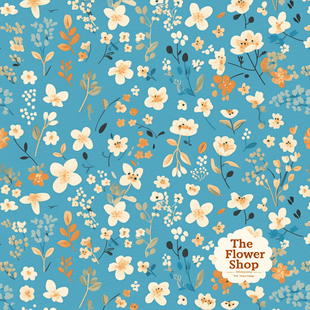 Fresh Bloom South original repeating artwork