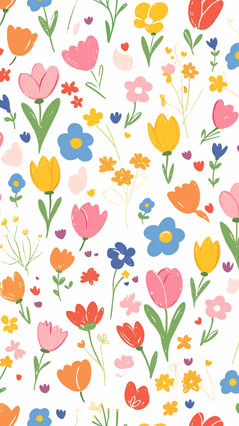 Fresh Bloom 456 original repeating artwork