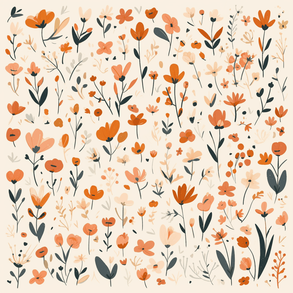Fresh Bloom Shine original repeating artwork