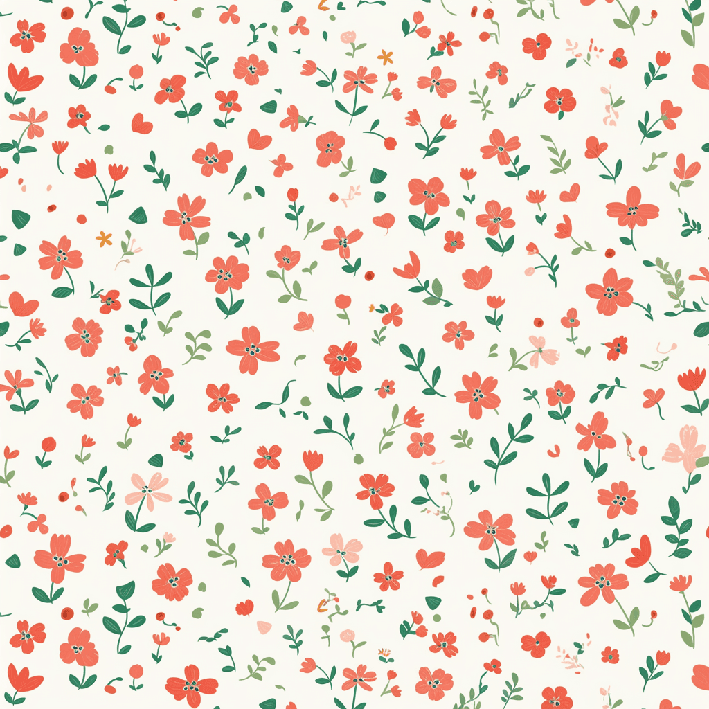 Fresh Bloom 629 original repeating artwork