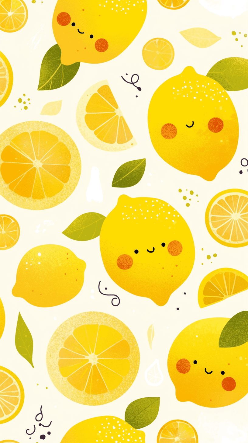 Fresh Lemon Club original repeating artwork