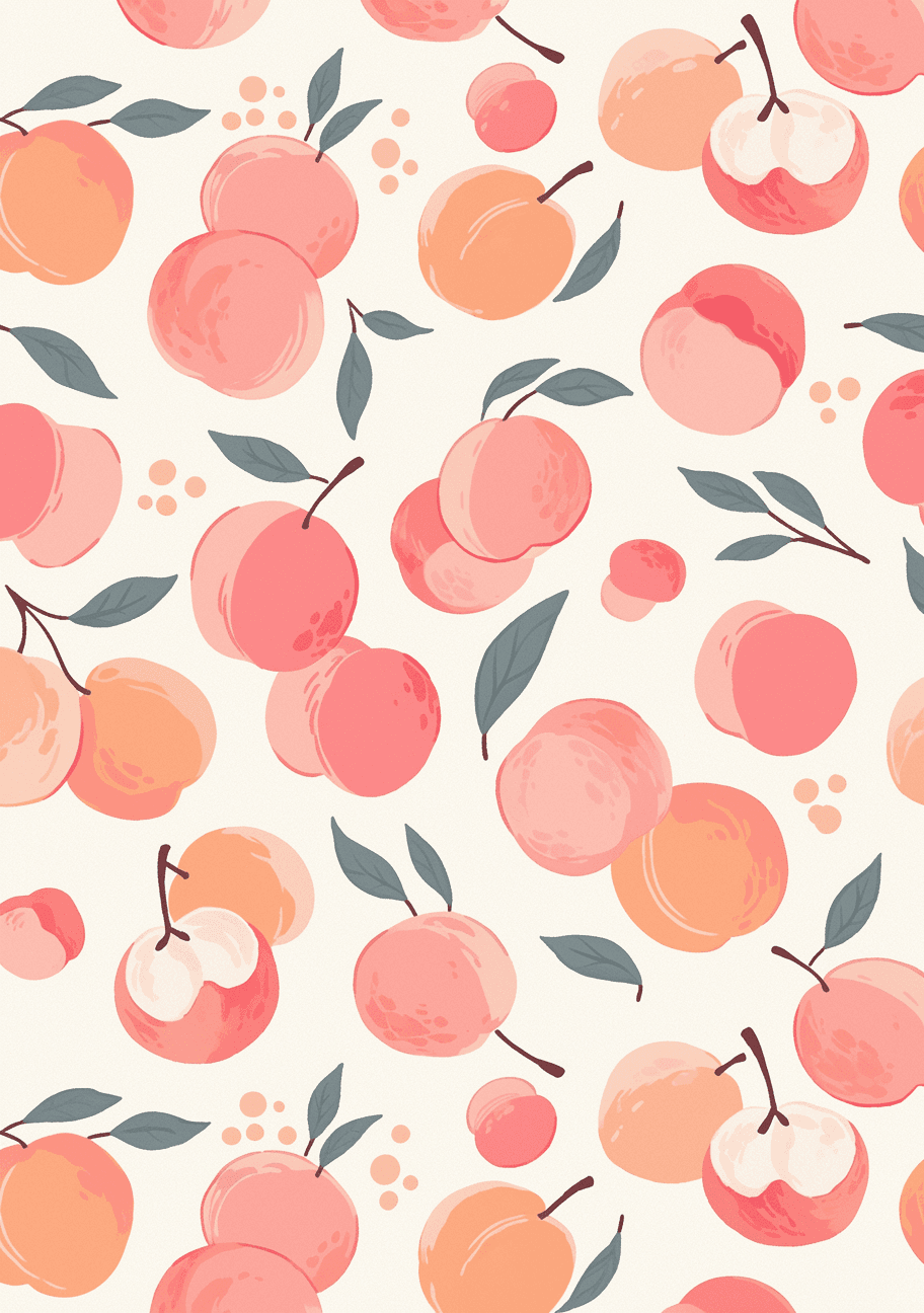 Fresh Fruit Rhythm original repeating artwork