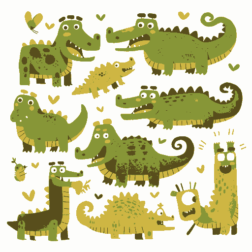 Animals 117 original repeating artwork