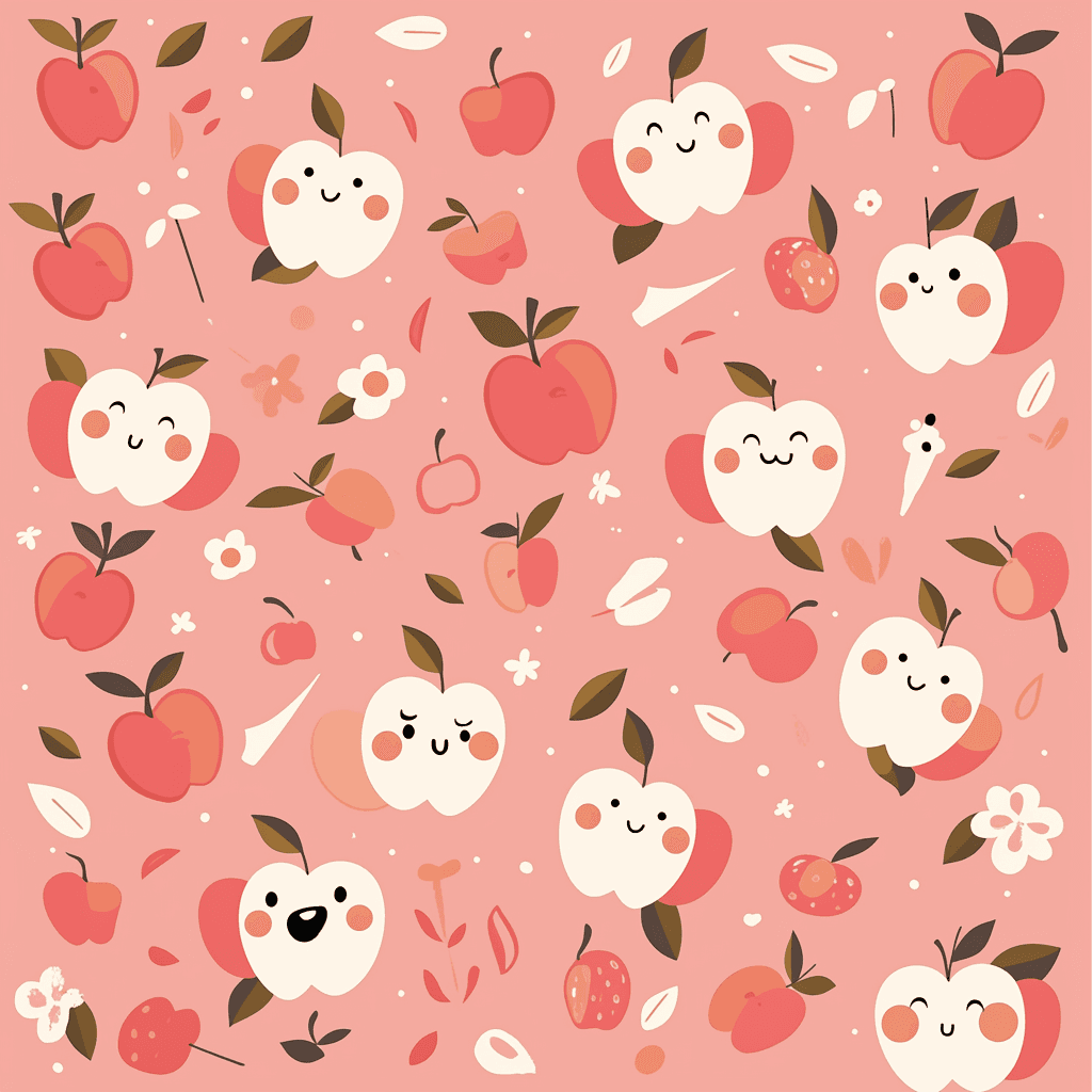 Fresh Fruit Team original repeating artwork