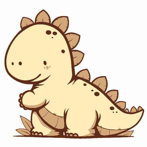 Dinosaur Shine original repeating artwork