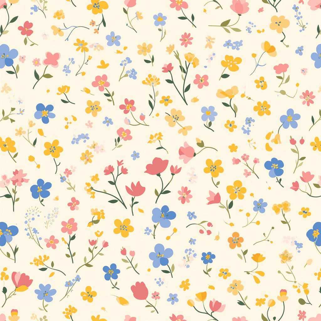 Fresh Bloom 005 original repeating artwork