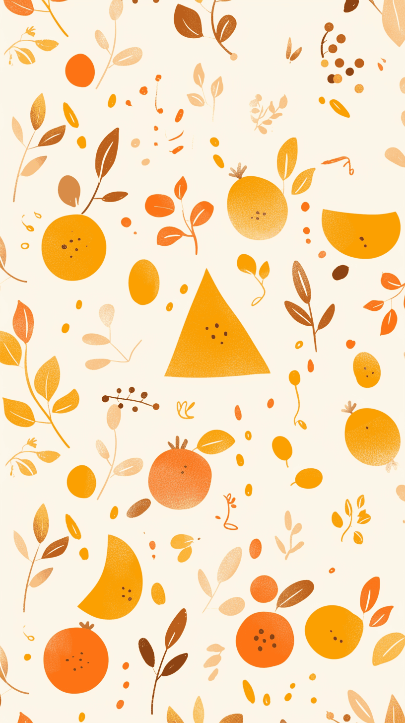 Fresh Fruit Pals original repeating artwork