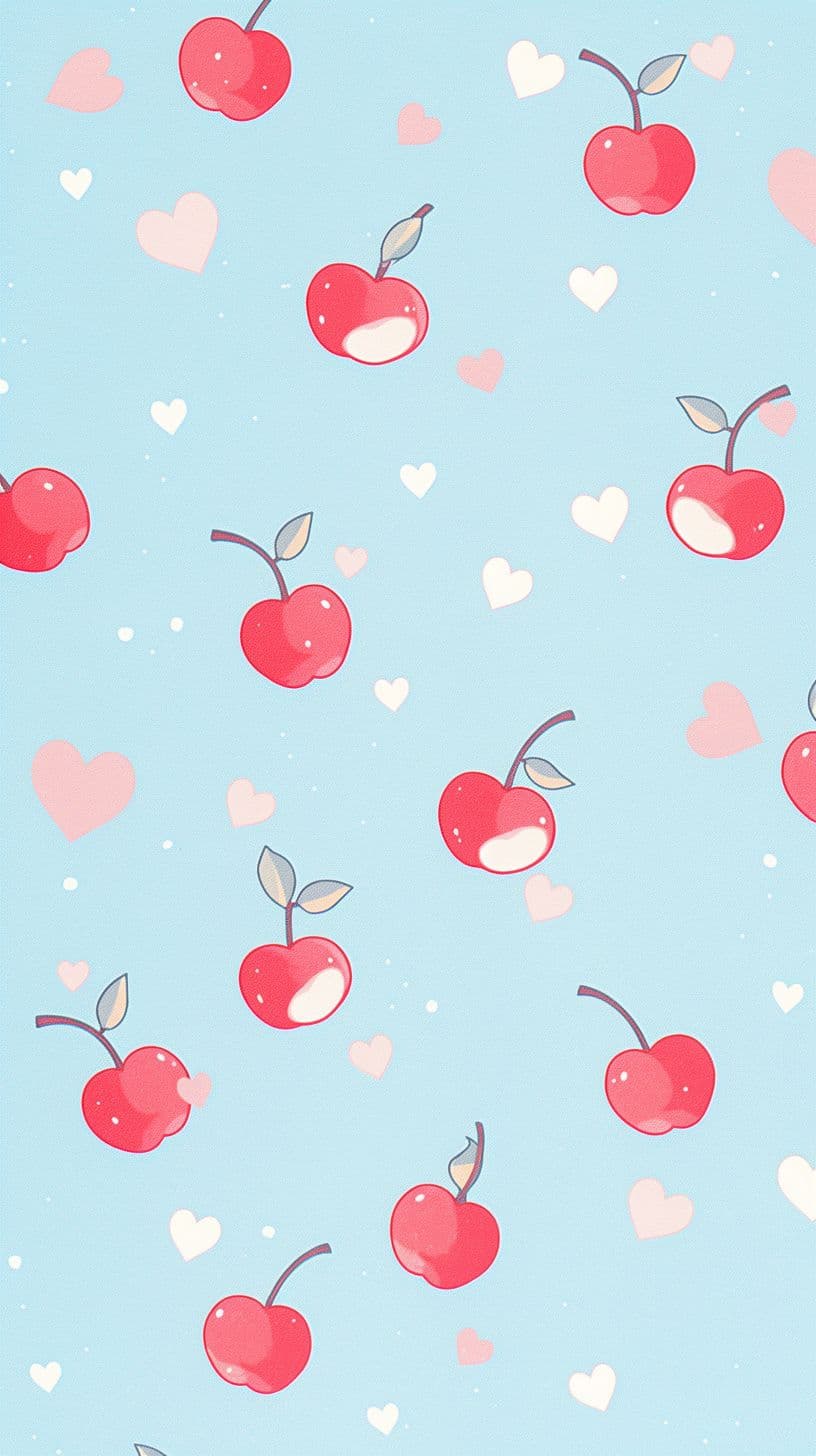 Fresh Cherry Dash original repeating artwork
