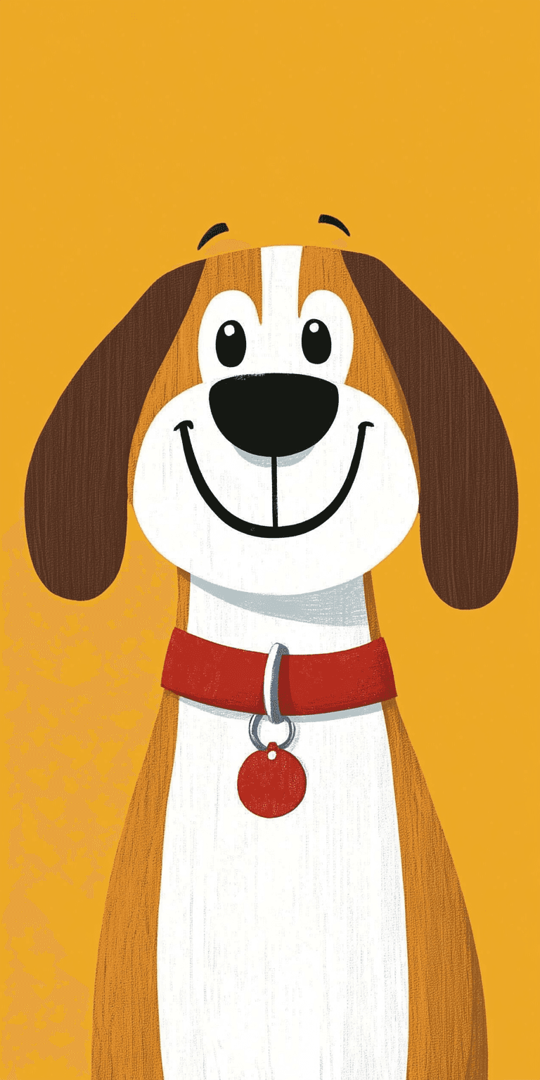 Dog 254 original repeating artwork