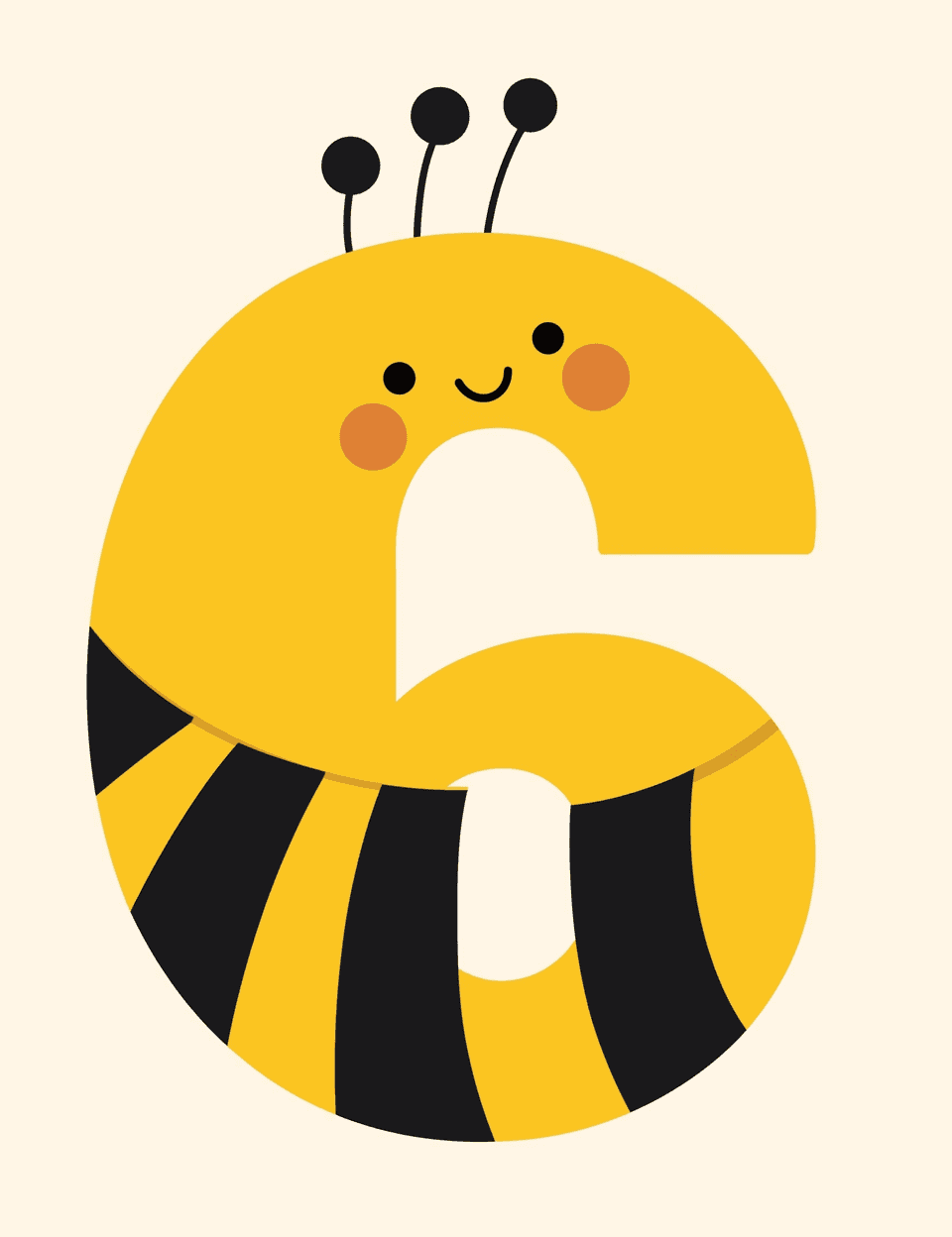 Bee Squad original repeating artwork