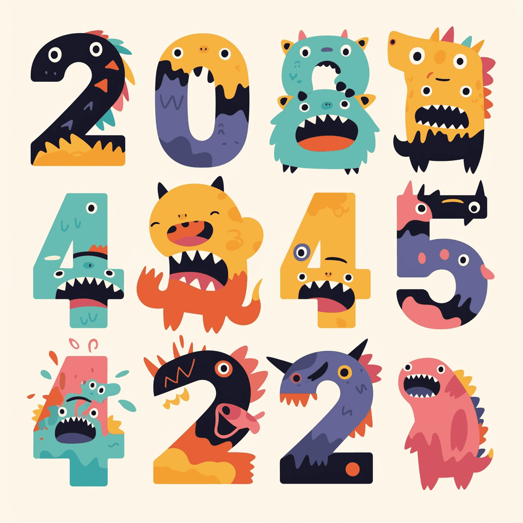 Monster 126 original repeating artwork