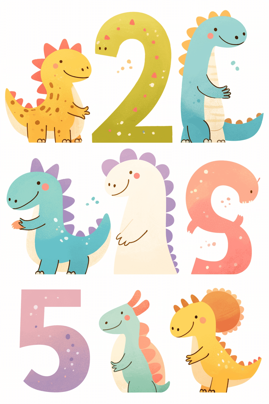 Dinosaur Downtown original repeating artwork