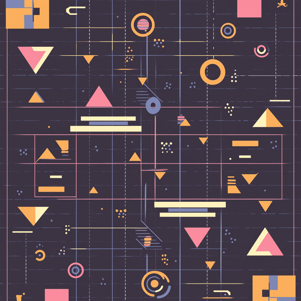 Geo 366 original repeating artwork